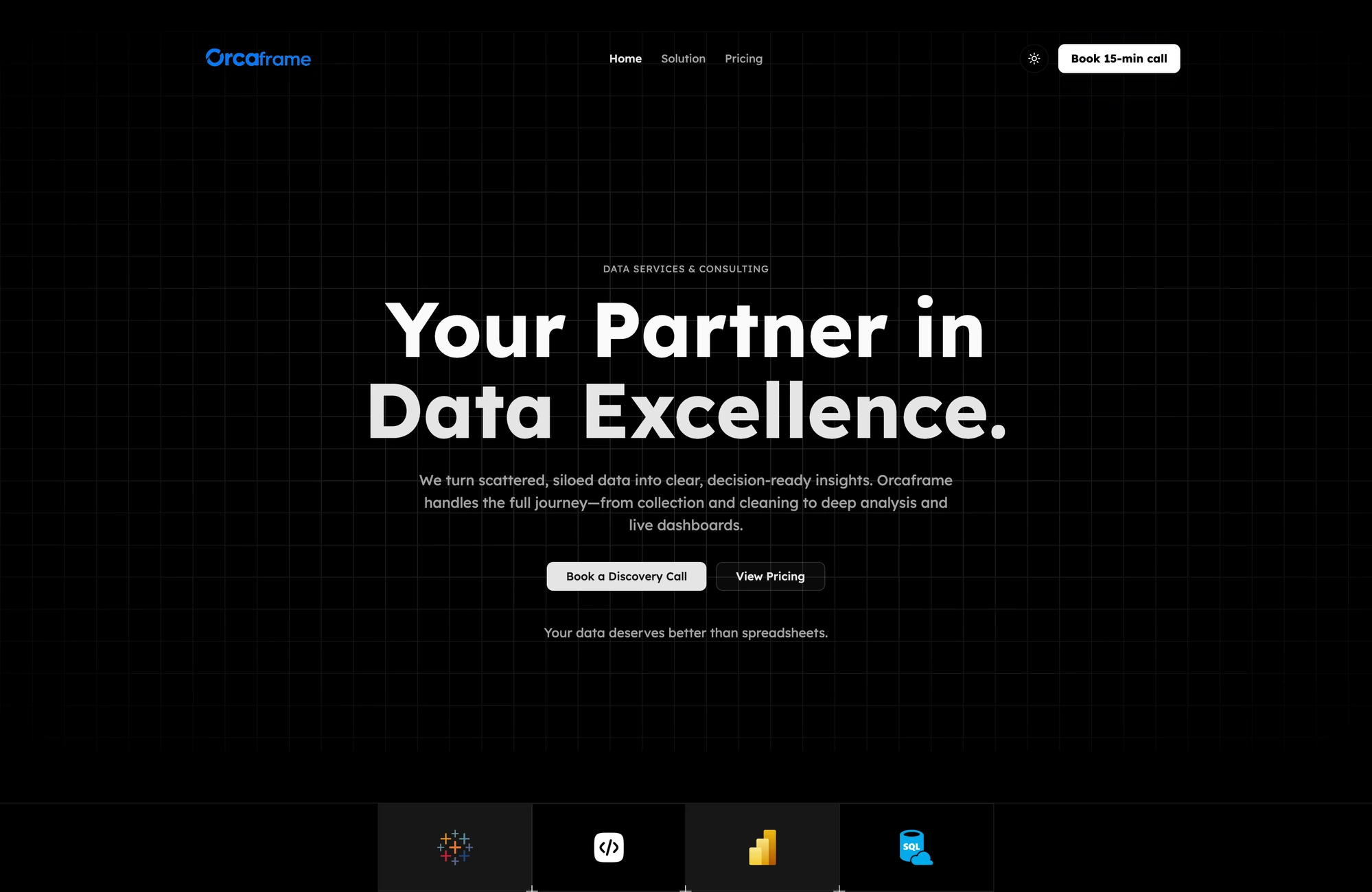 Orcaframe — Orcaframe website
